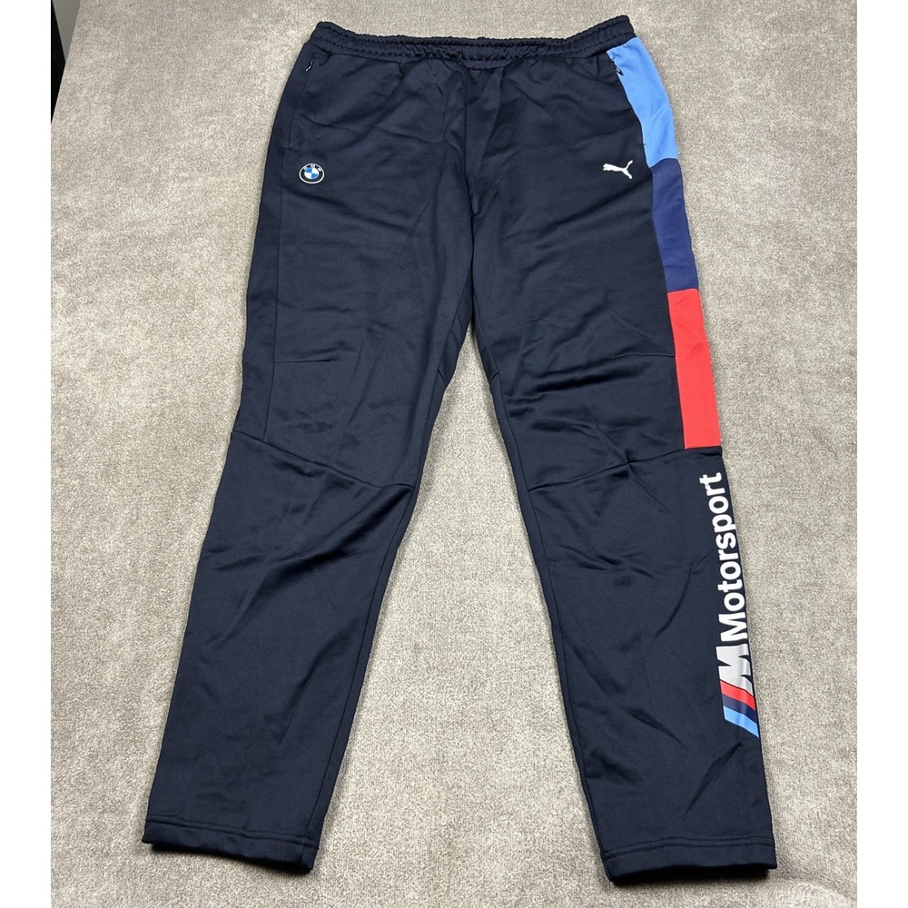 Puma BMW M Motorsport Pants Mens XL T7 Track Joggers Athletic